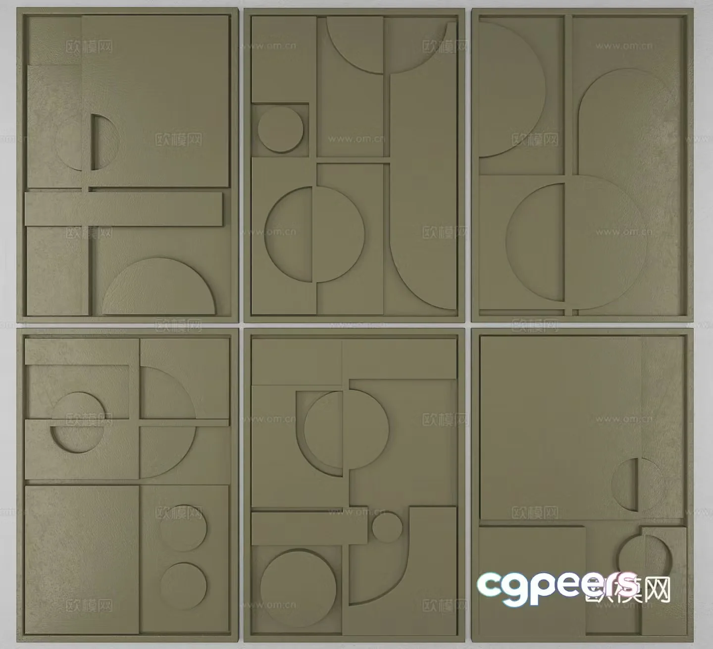 Jijifeng decoration hanging paintings Decorative 3D model