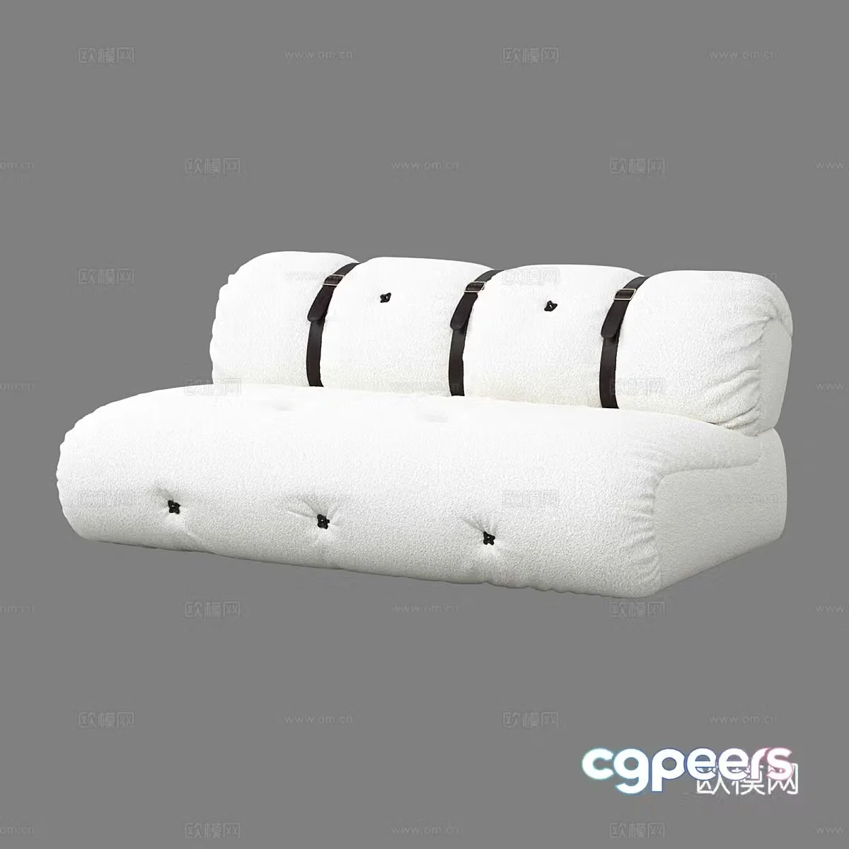 Modern multiplayer sofa 3d model