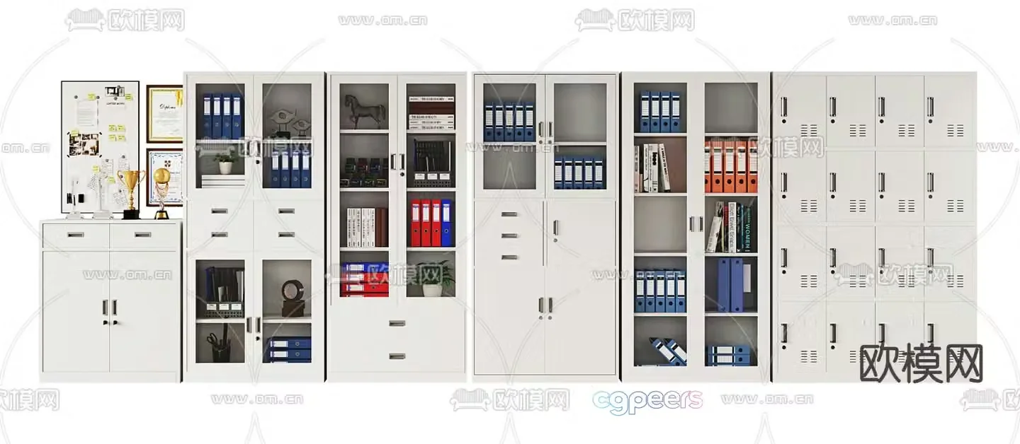 File cabinet filing cabinet information cabinet 3d model