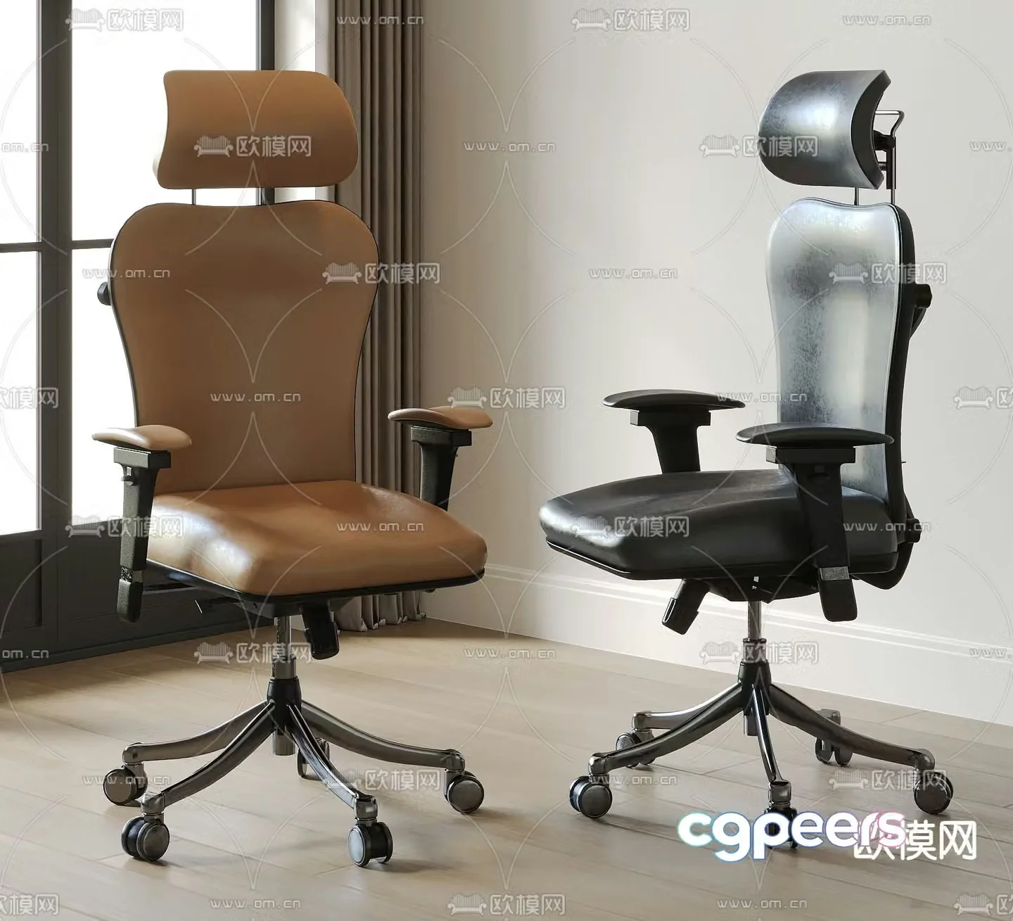 Office chair staff chair executive chair 3d model