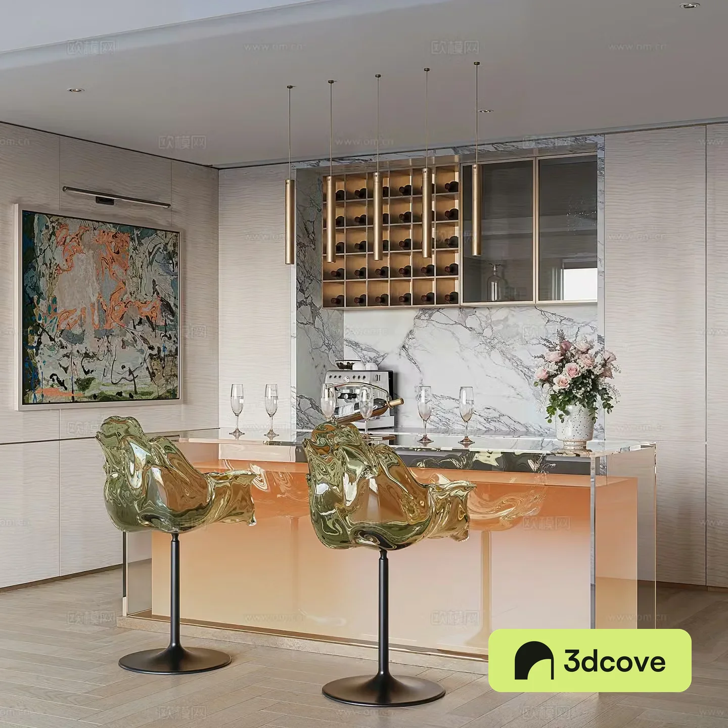 Modern bar area