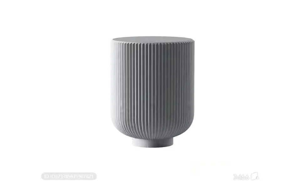 Gray Vase 3D Model – 12424 – VRAY Render