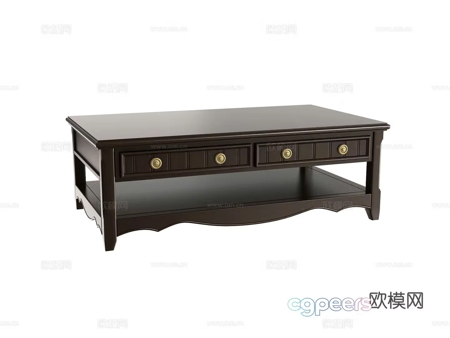 American coffee table 3d model