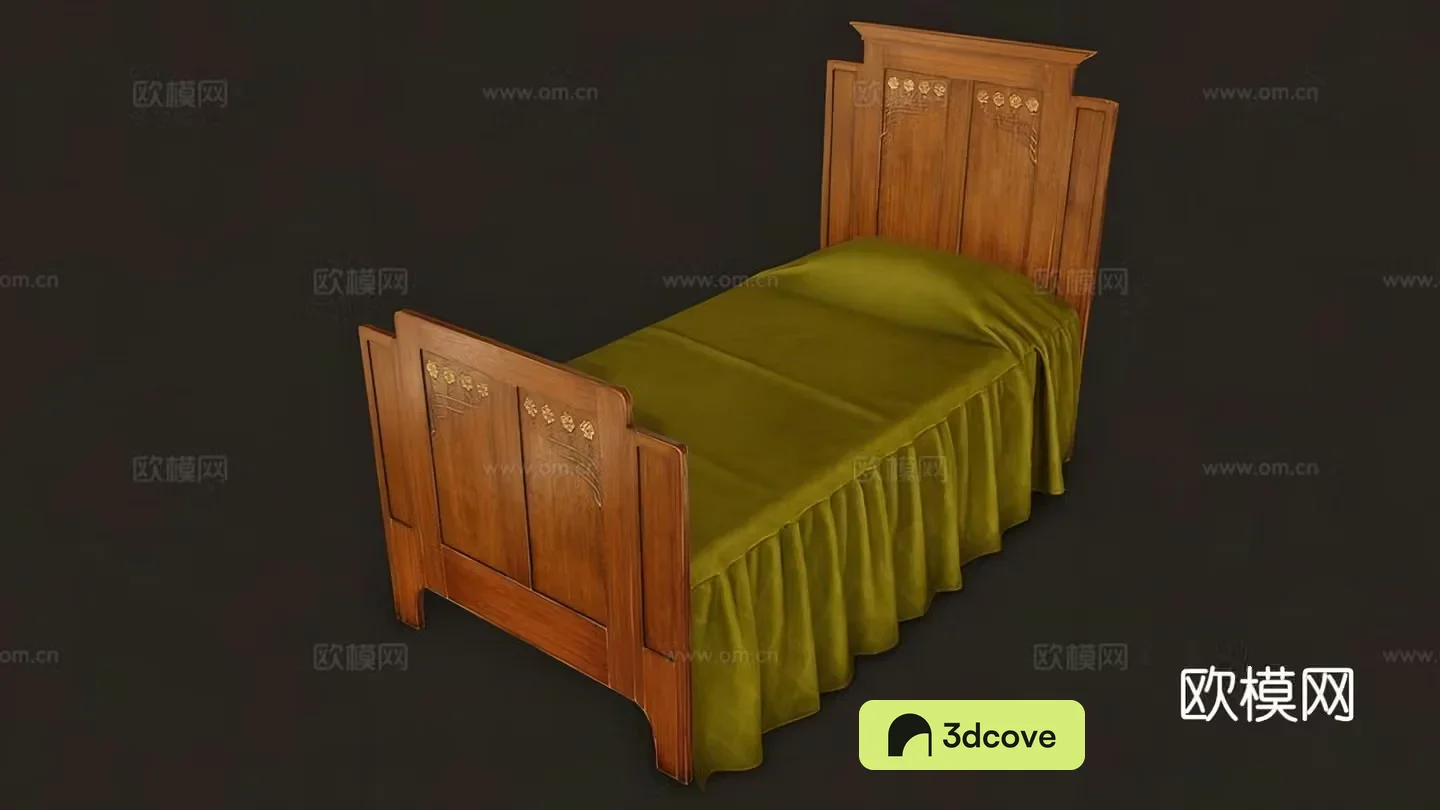 American single bed old bed