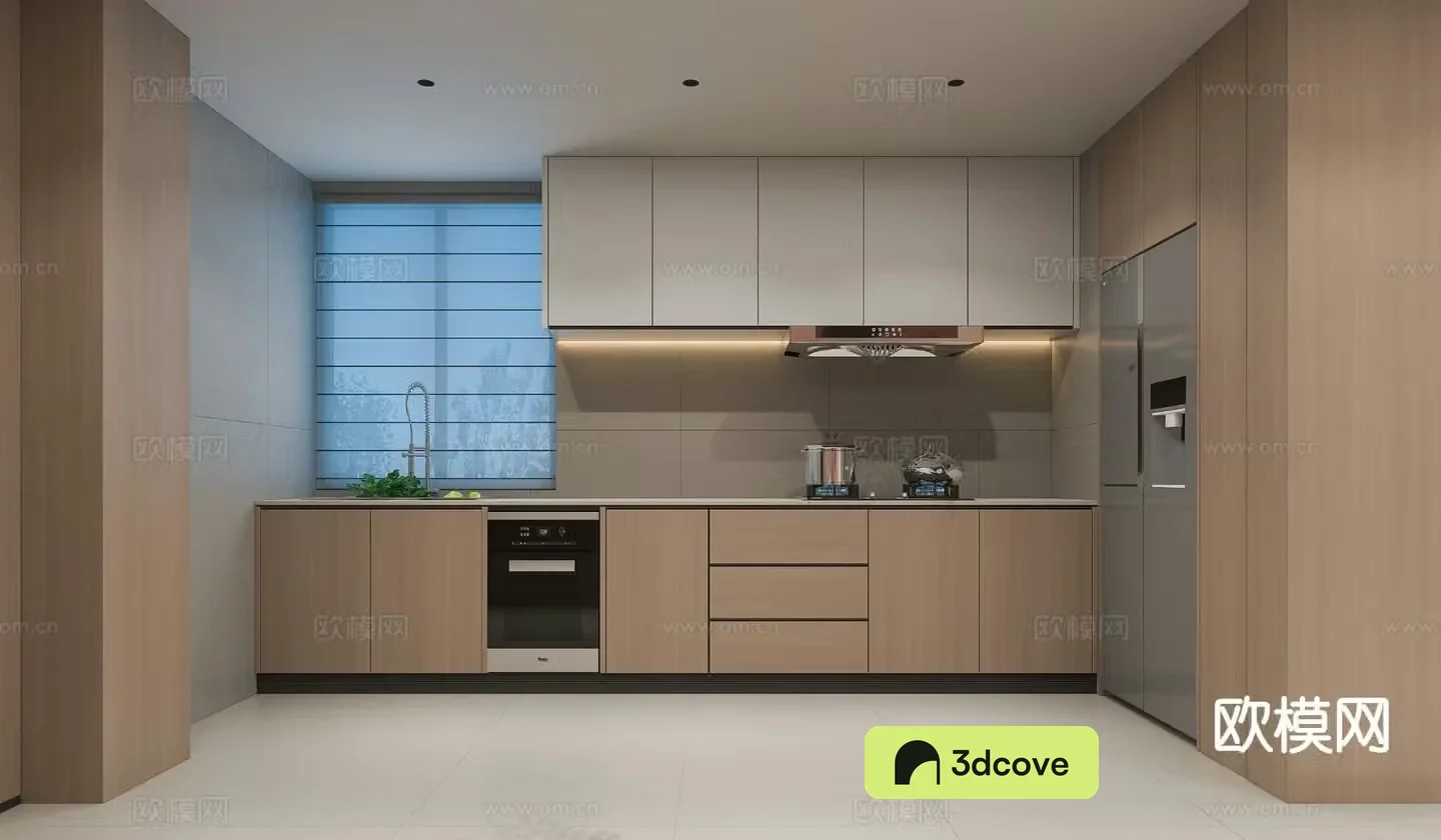 modern kitchen cabinet