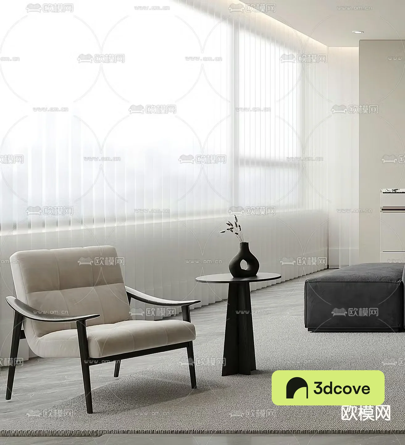 Italian style leisure chair