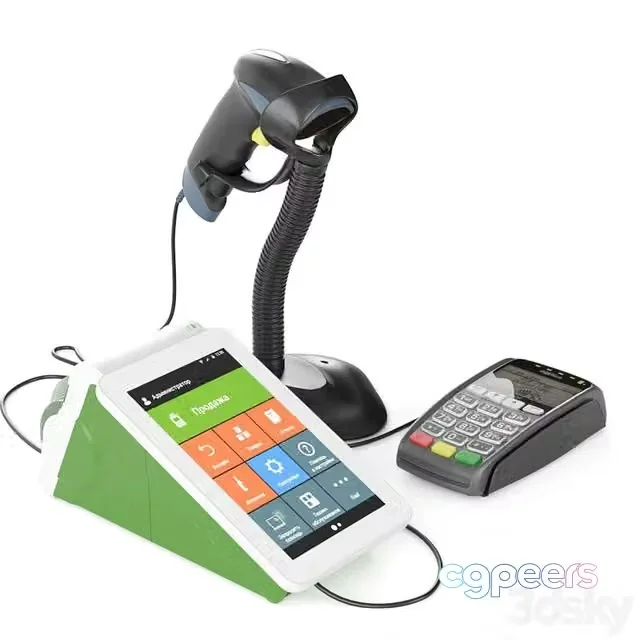 3ds Max Free – POS terminal Evotor 7