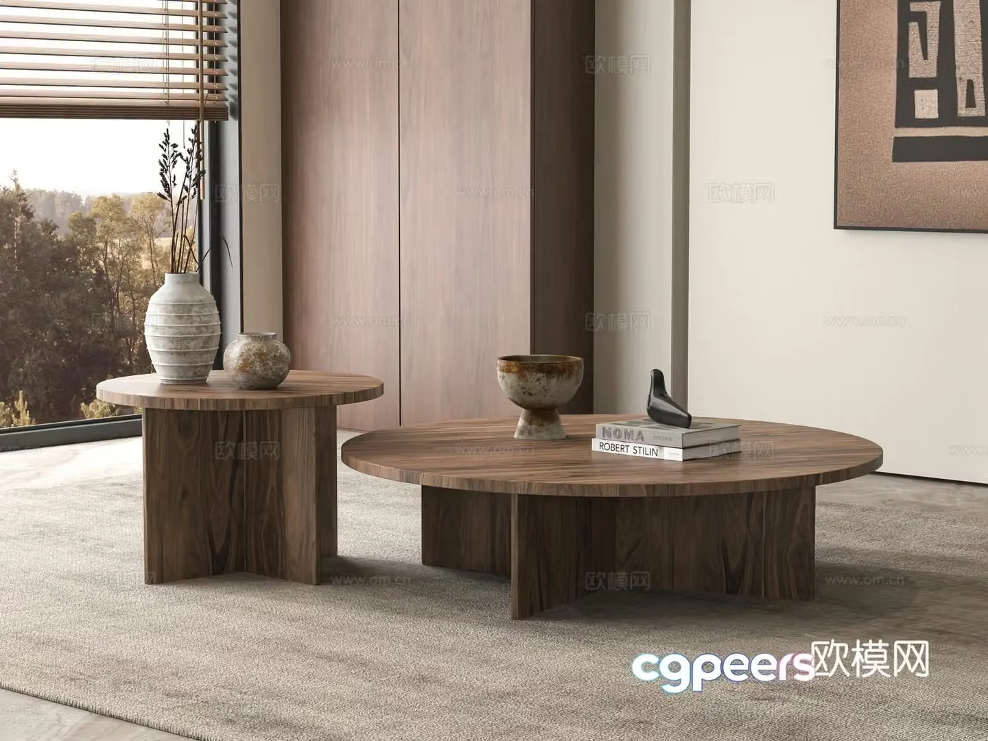 Medieval style coffee table 3D model