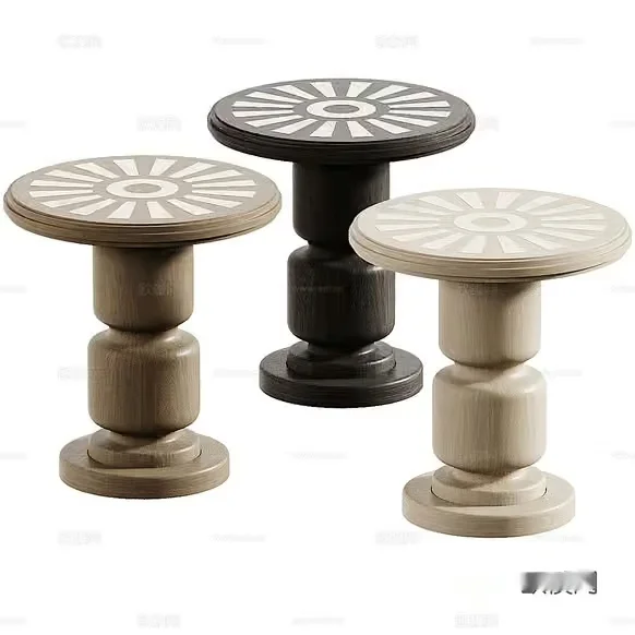 Wooden Stools 3D Model – 7982 – CORONA Render