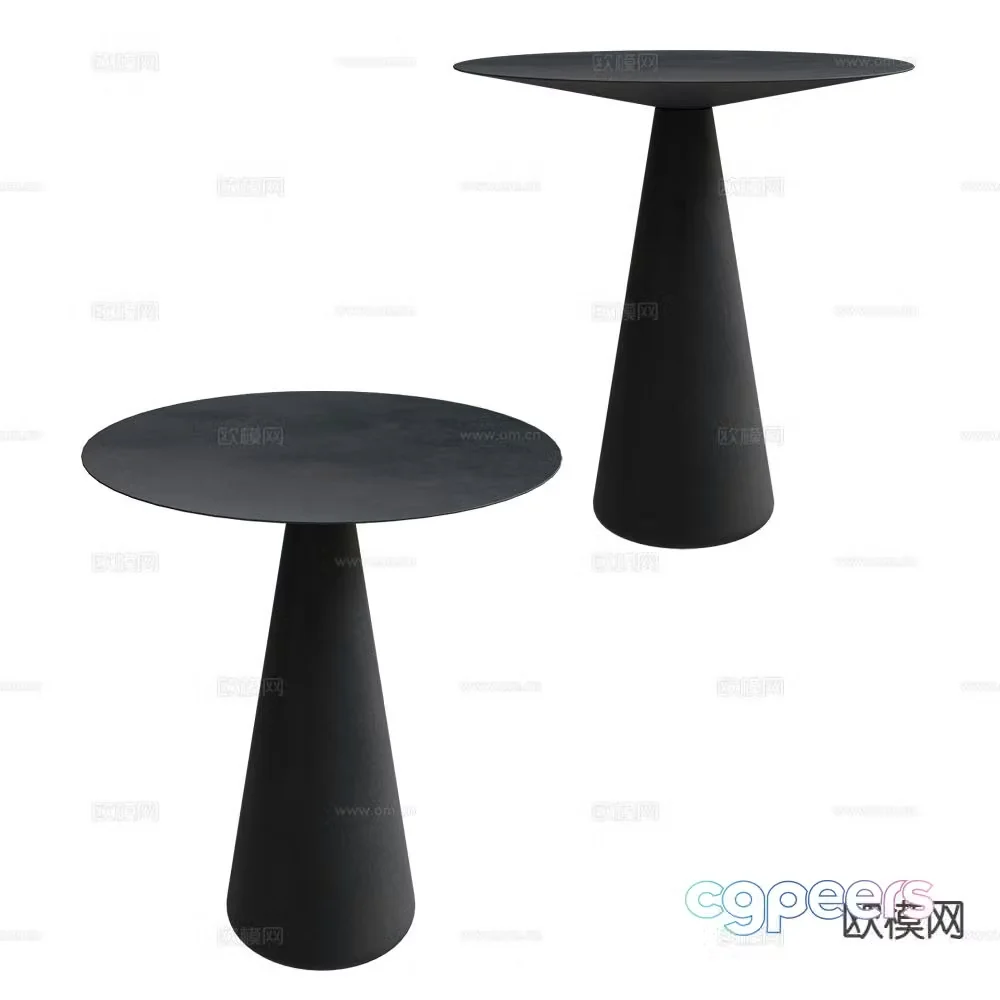 BAXTER side table corner table round table 3D model