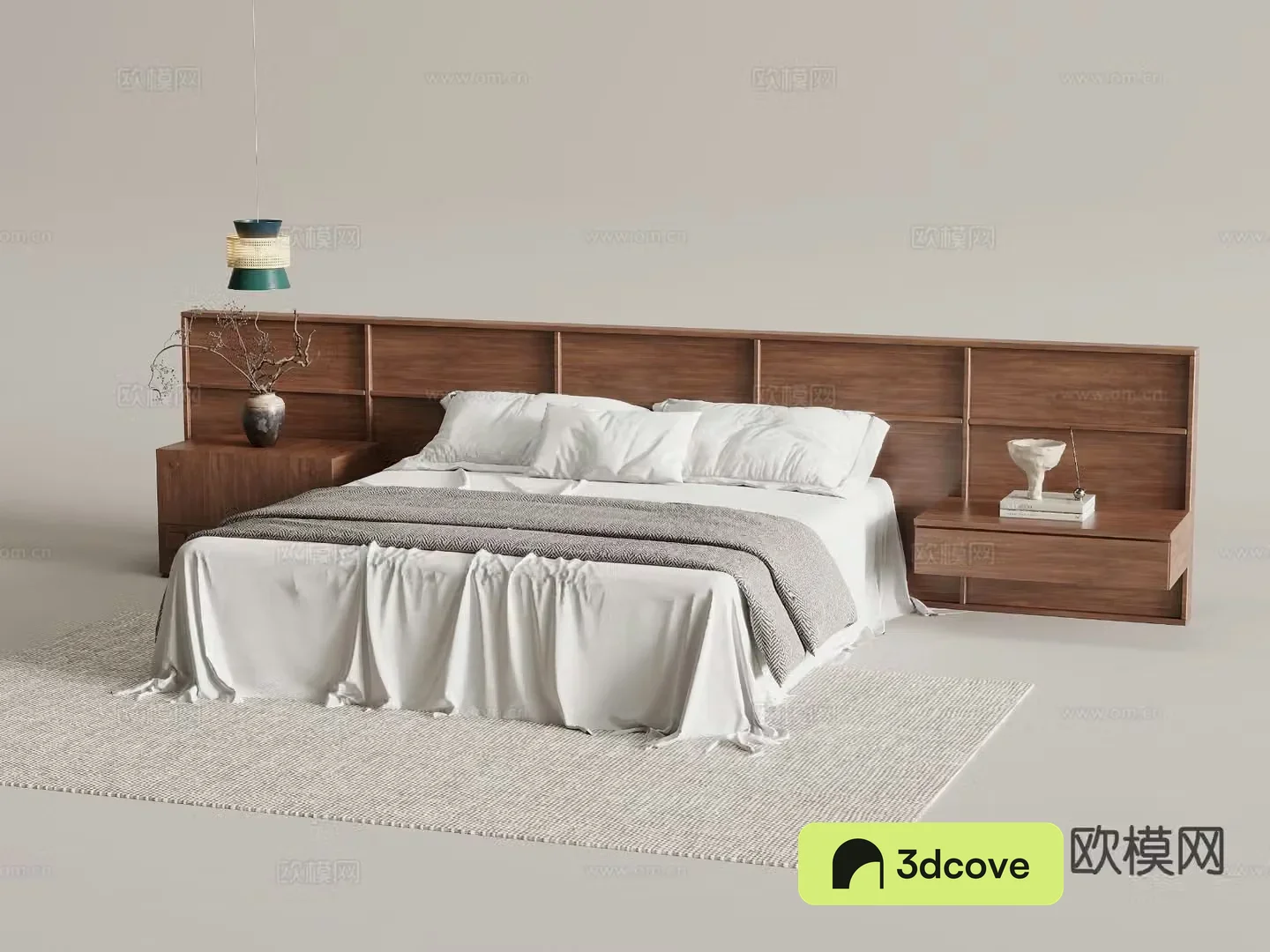 Medieval style double bed