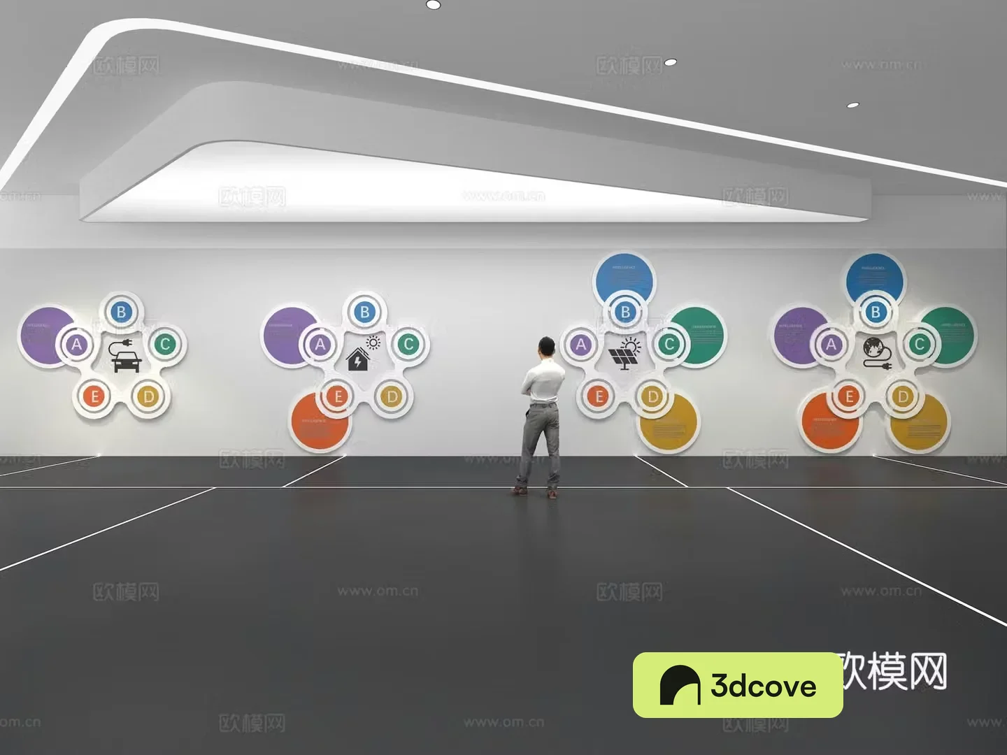 Cultural wall Corporate culture wall Display wall Education Exhibition hall Campus culture Corridor