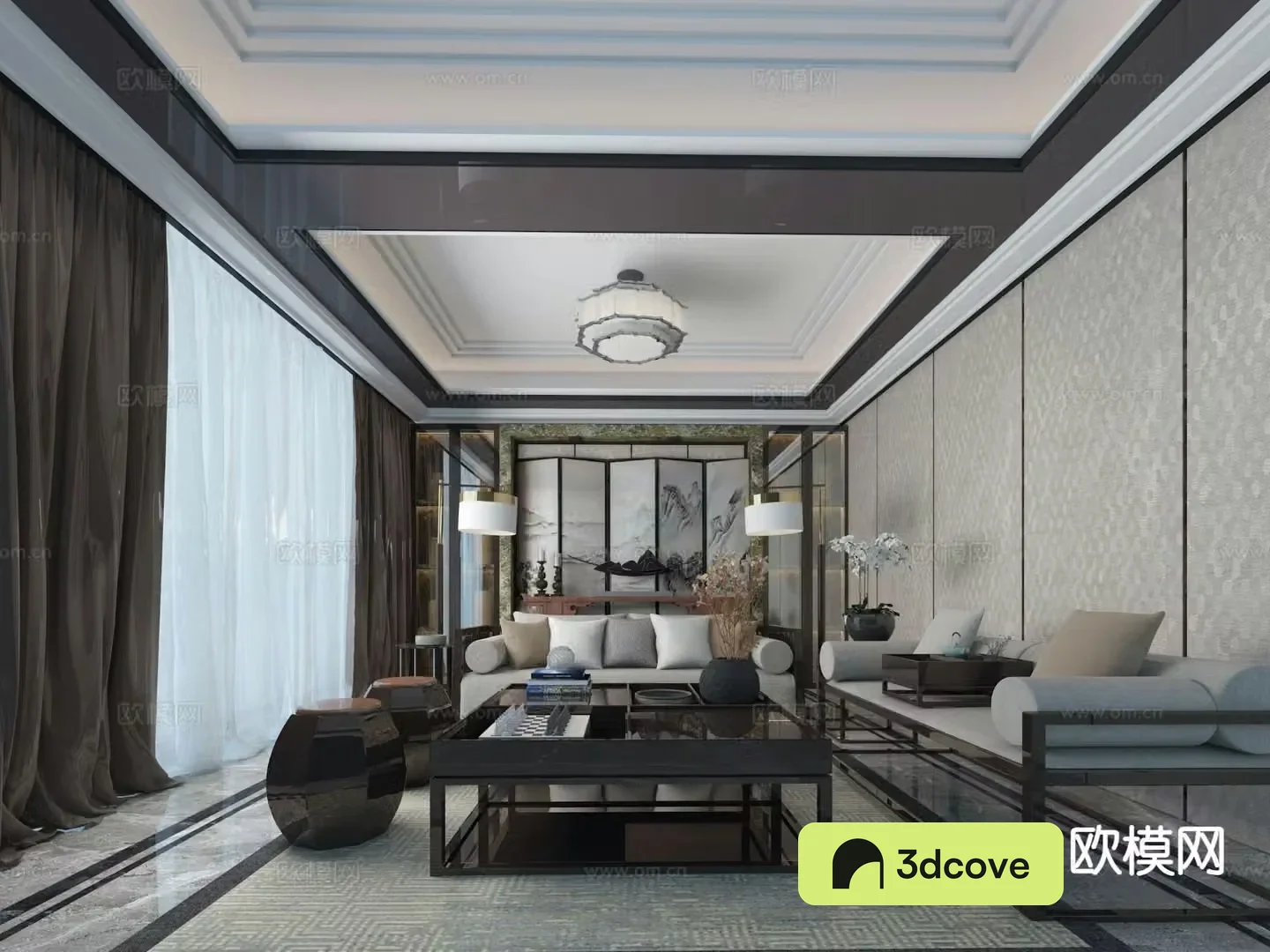 New Chinese style living room