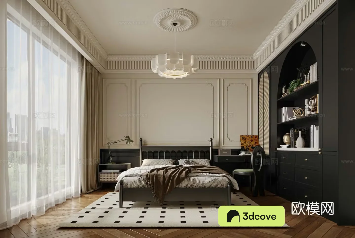 French medieval bedroom