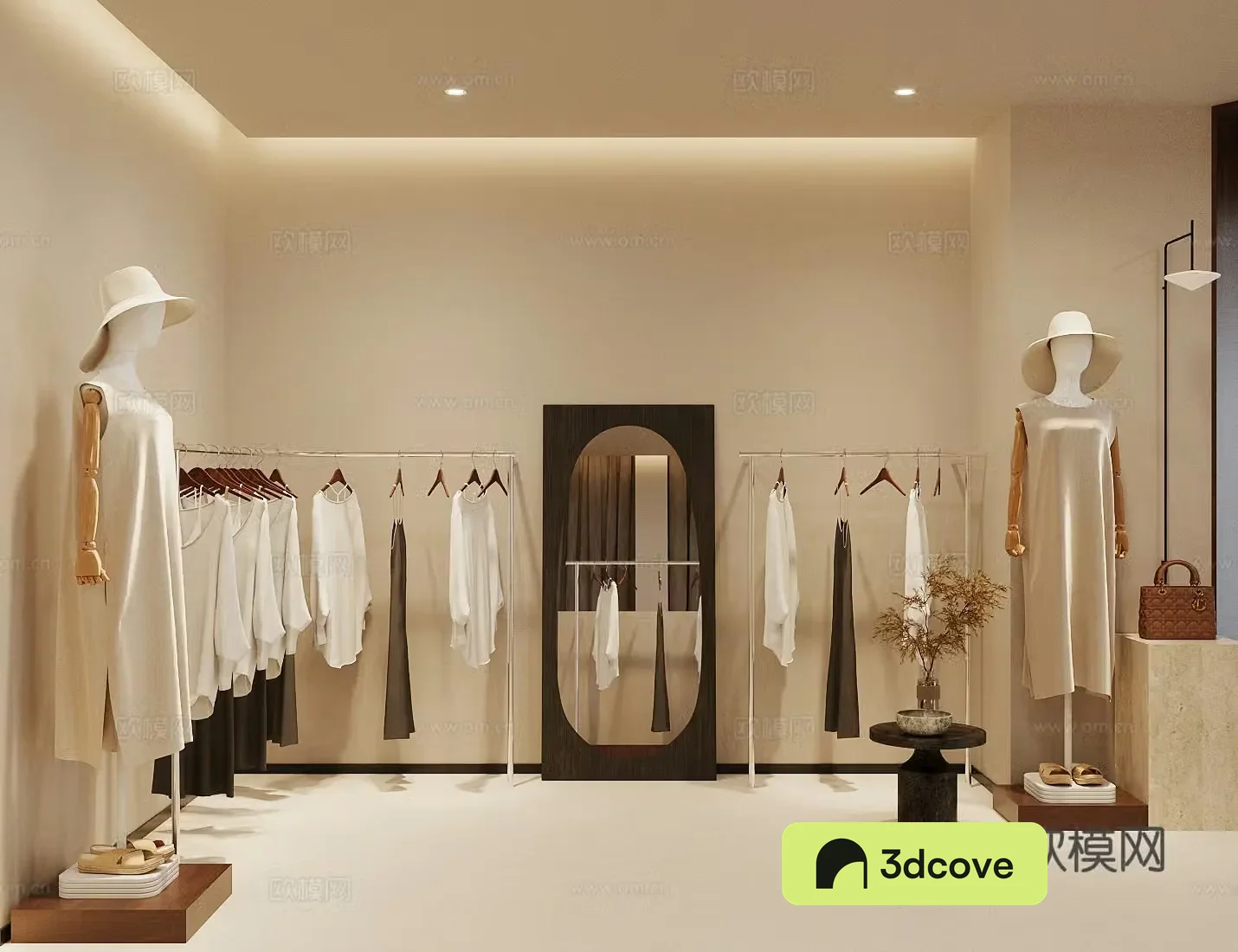 Wasabi Clothing Store Women’s Clothing Store 3D Model