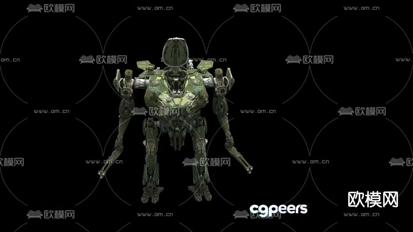 Mecha toy 3d model