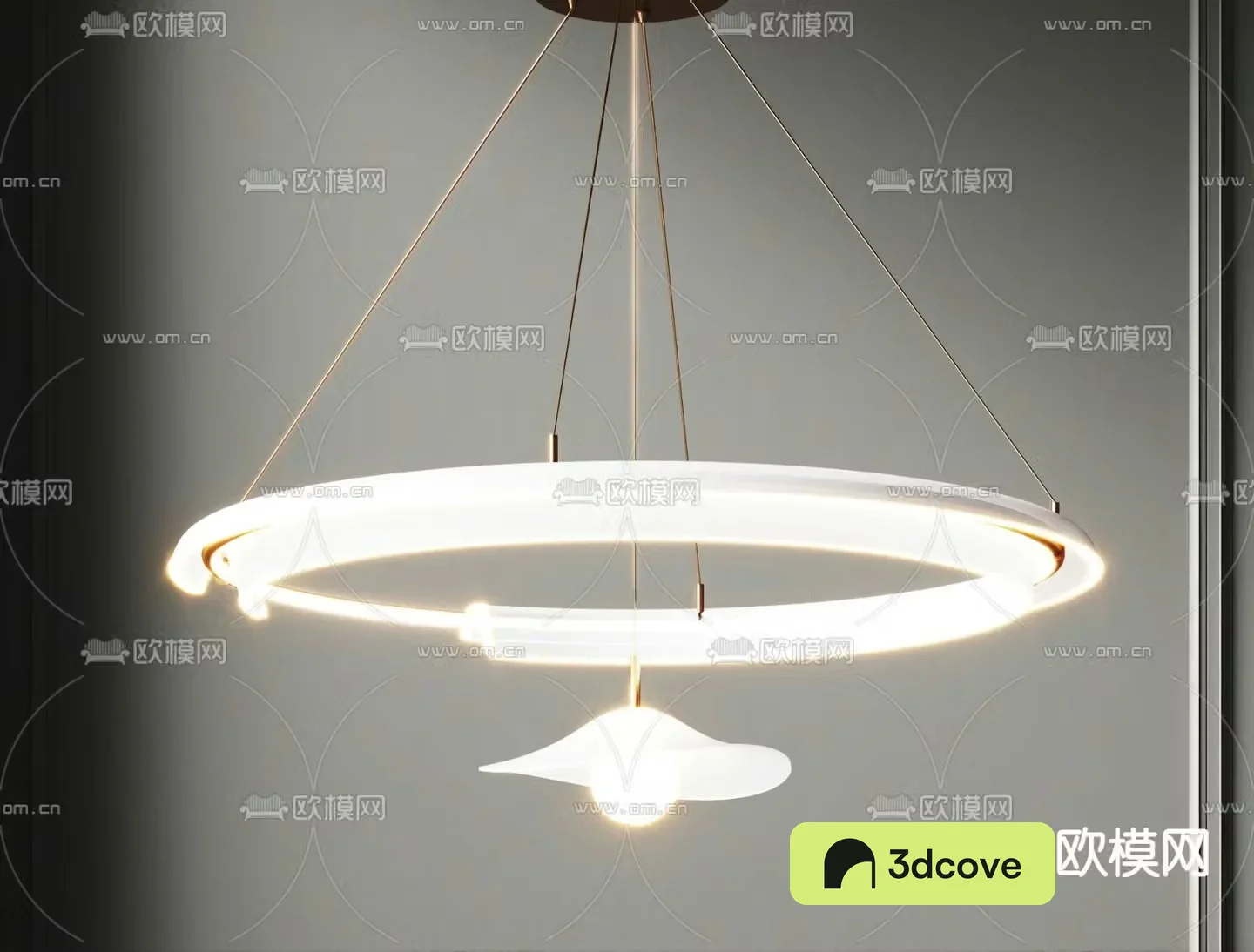 Ring chandelier hall chandelier