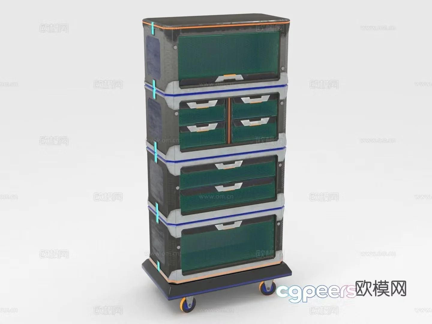 Storage cabinet chest of drawers chest of drawers mobile cabinets storage cabinets cabinets 3D model