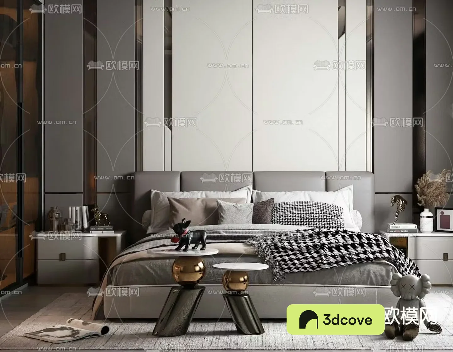 Italian double bed