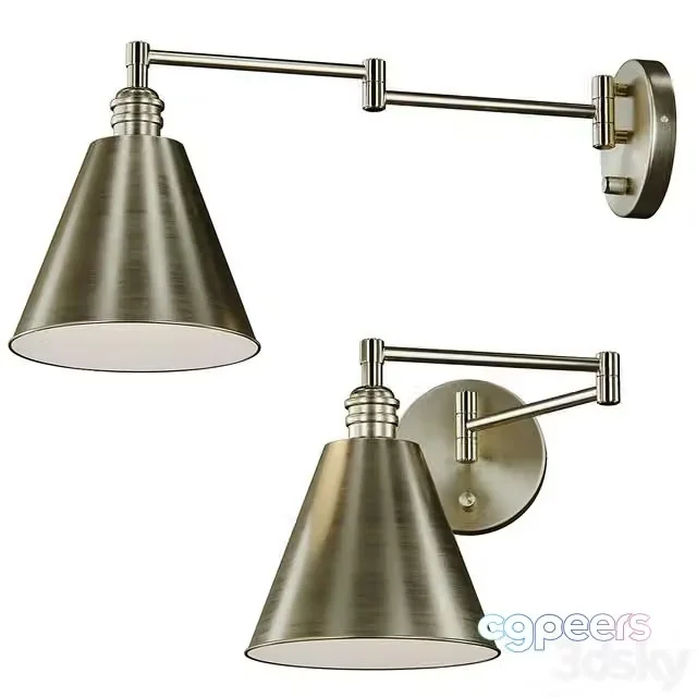 3ds Max Free – Sconce Library – Horizontal swing arm by Maxim Lighting
