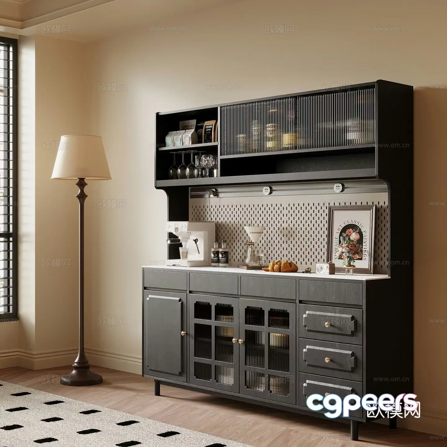 Sideboard French sideboard 3D model