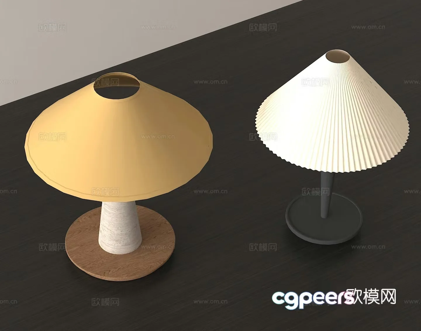 Modern desk lamps home lamps simple design desk lamps creative lamps lampshade design 3D model