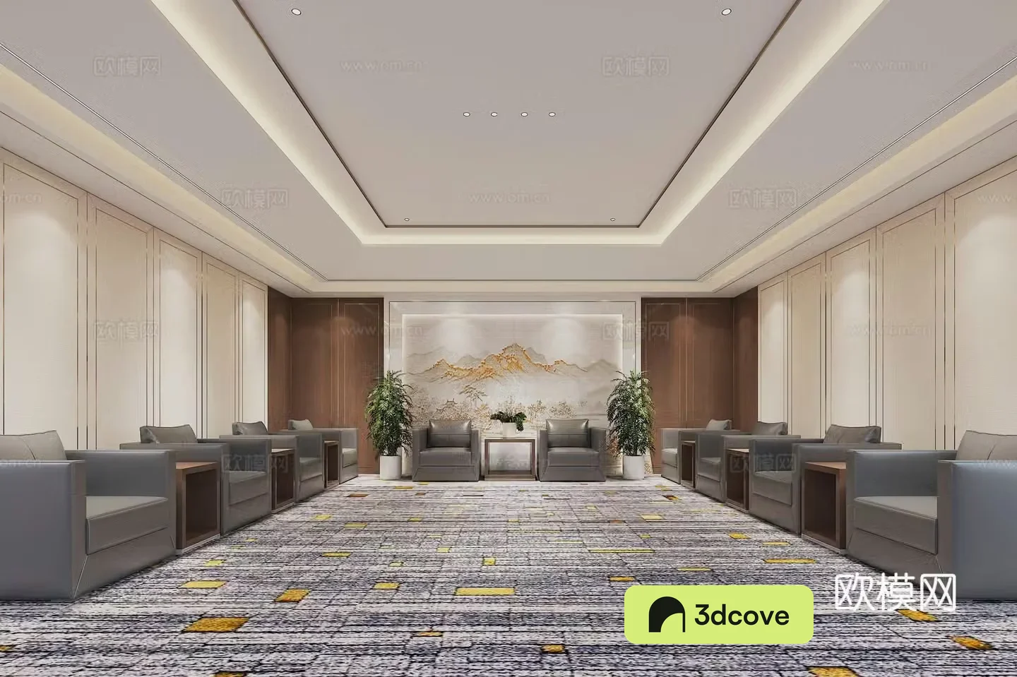 Modern reception room