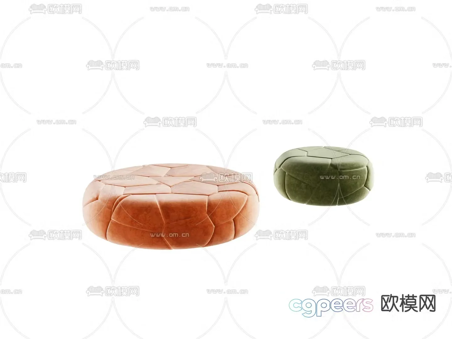 Stool Sofa Stool Round Stool Low Stool Footstep 3D Model