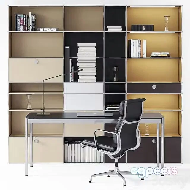 3ds Max Free – USM Haller & Vitra Office set
