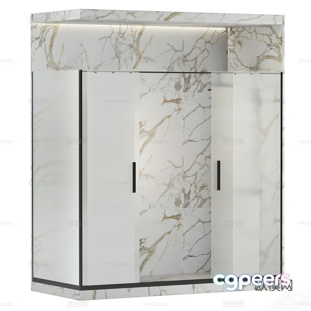 Porch cabinet/side cabinet 3D model