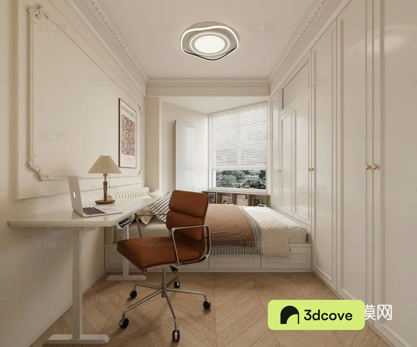 French tatami bedroom