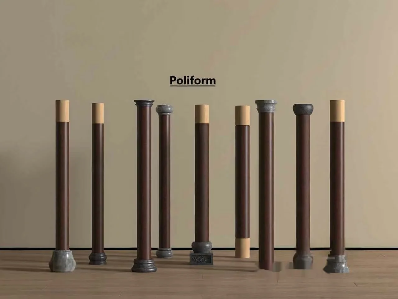 Poliform Furniture Pieces 3D Model – 3406 – VRAY Render