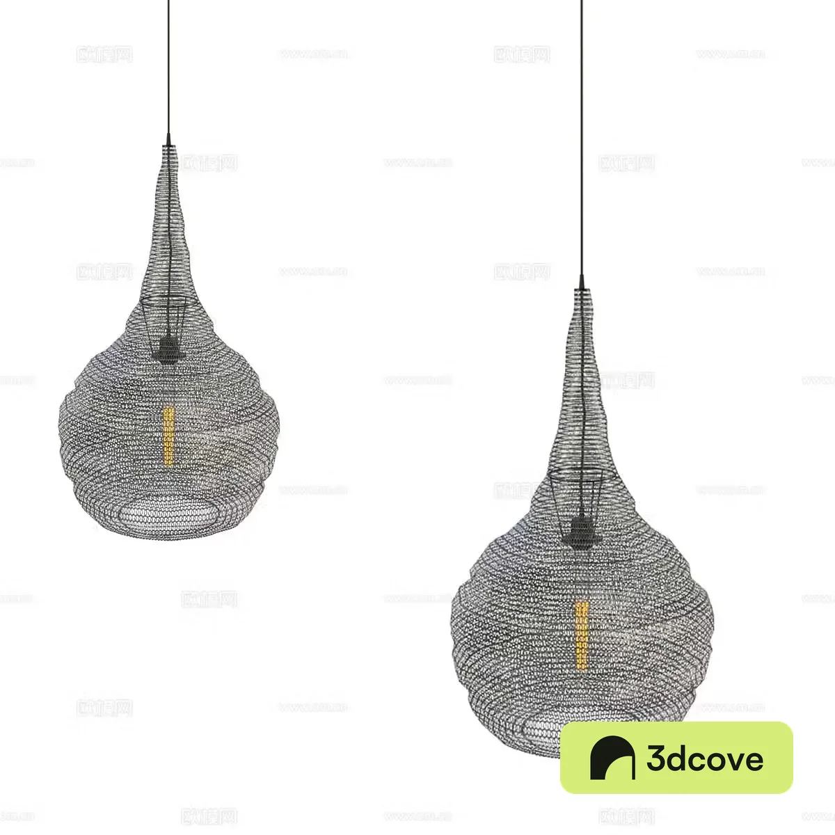 Modern simple small chandelier