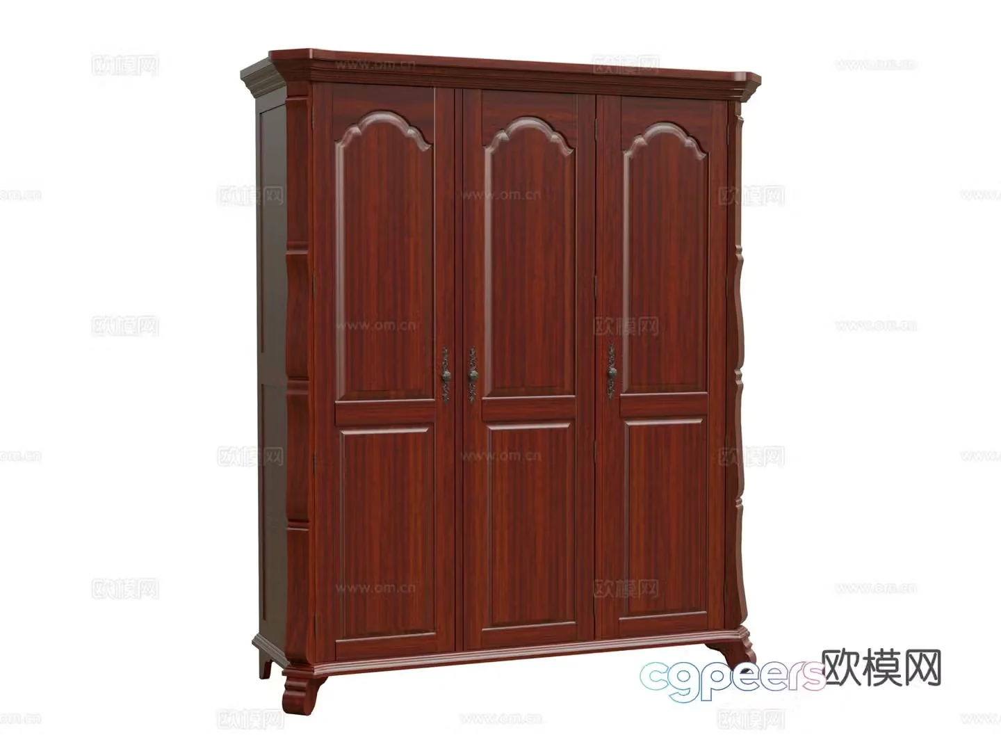 American wardrobe 3d model