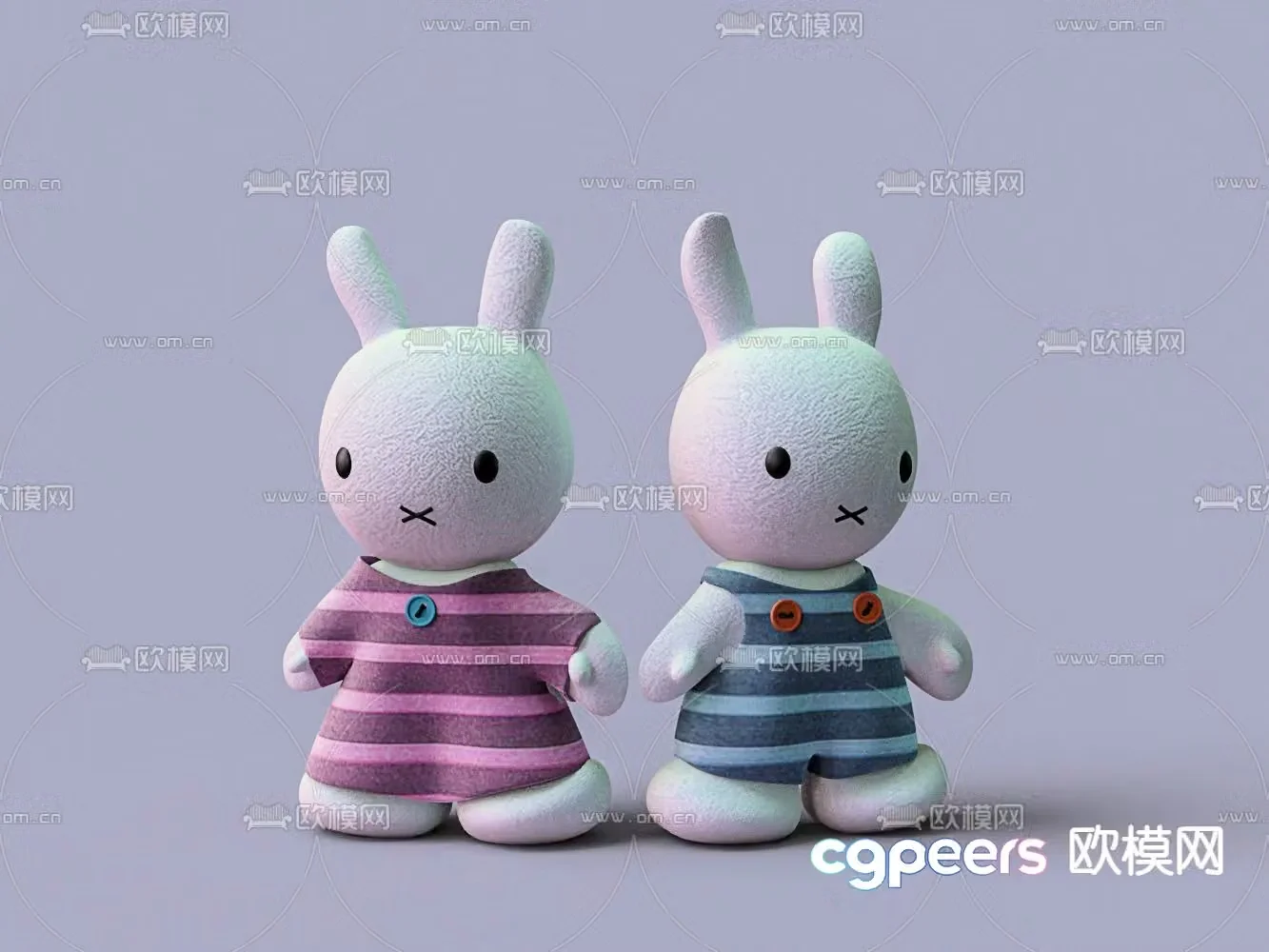 Plush toys toy ornaments 3d model