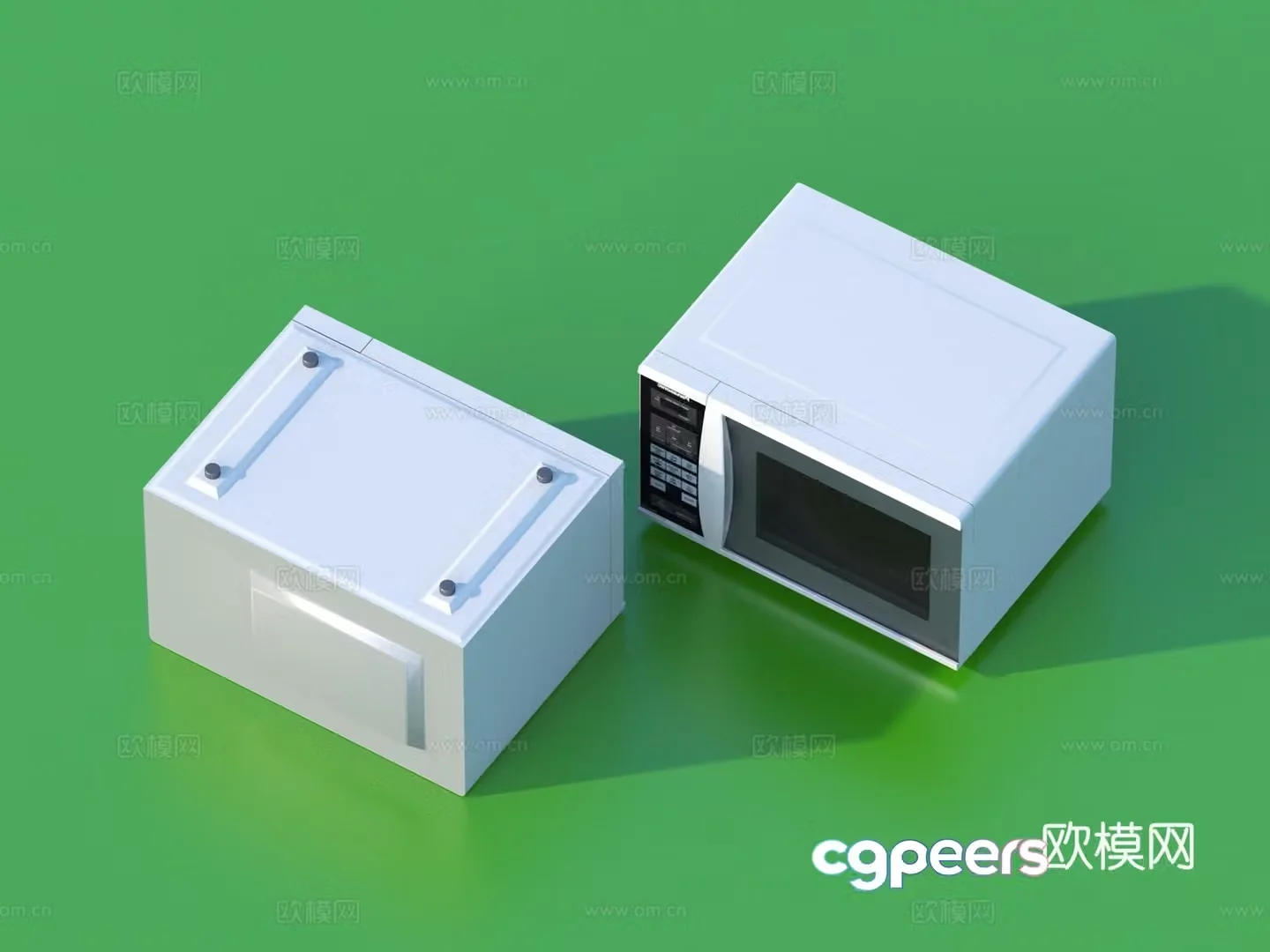 Microwave oven Kitchen appliances Small appliances 3D model