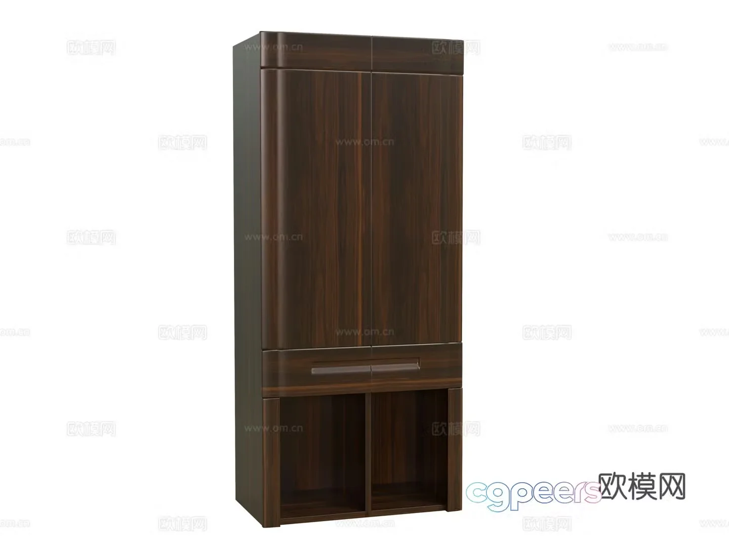 New Chinese bookcase 3D model