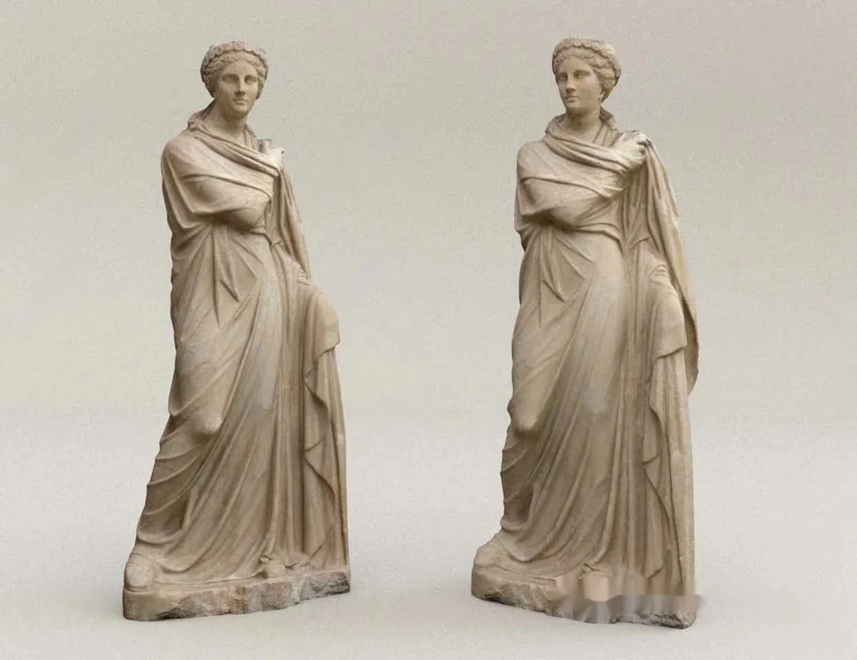 Ancient Greek Statues 3D Model – 2296 – VRAY Render