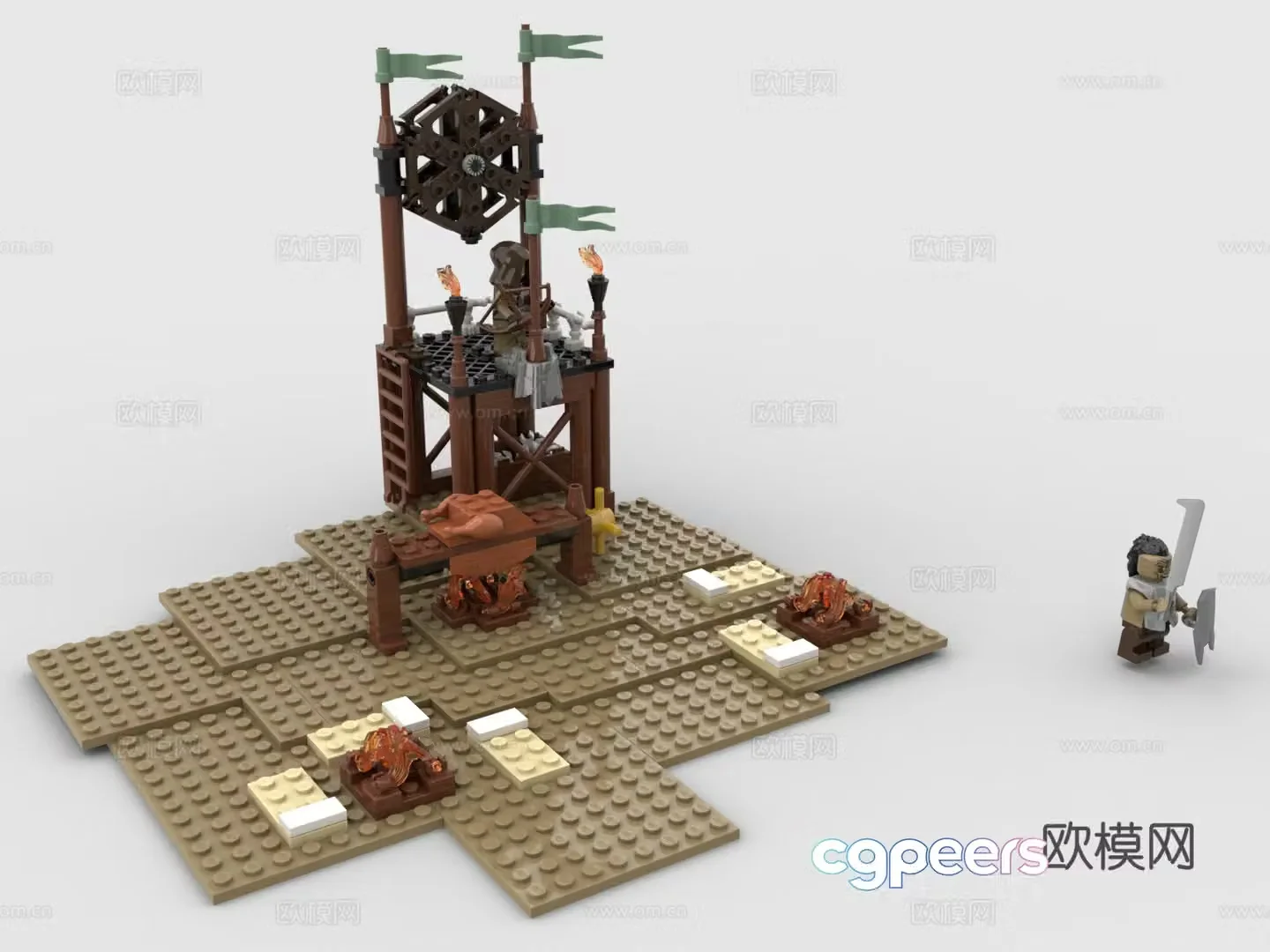 LEGO LEGO toys building blocks goblin camp 3d model