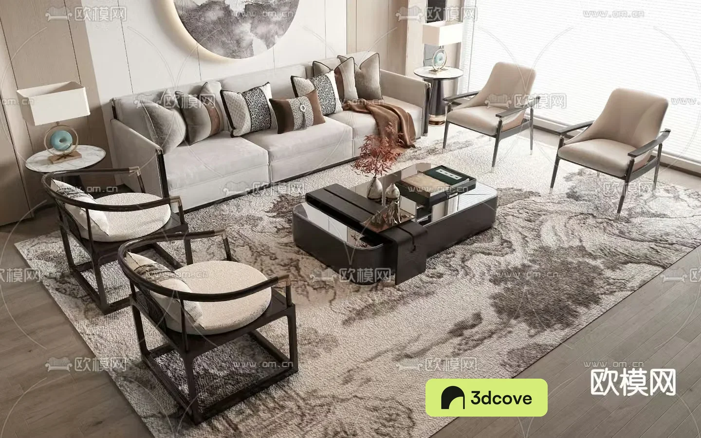 New Chinese style modular sofa