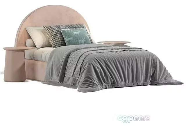 3ds Max Free – Demi Bed by DWR