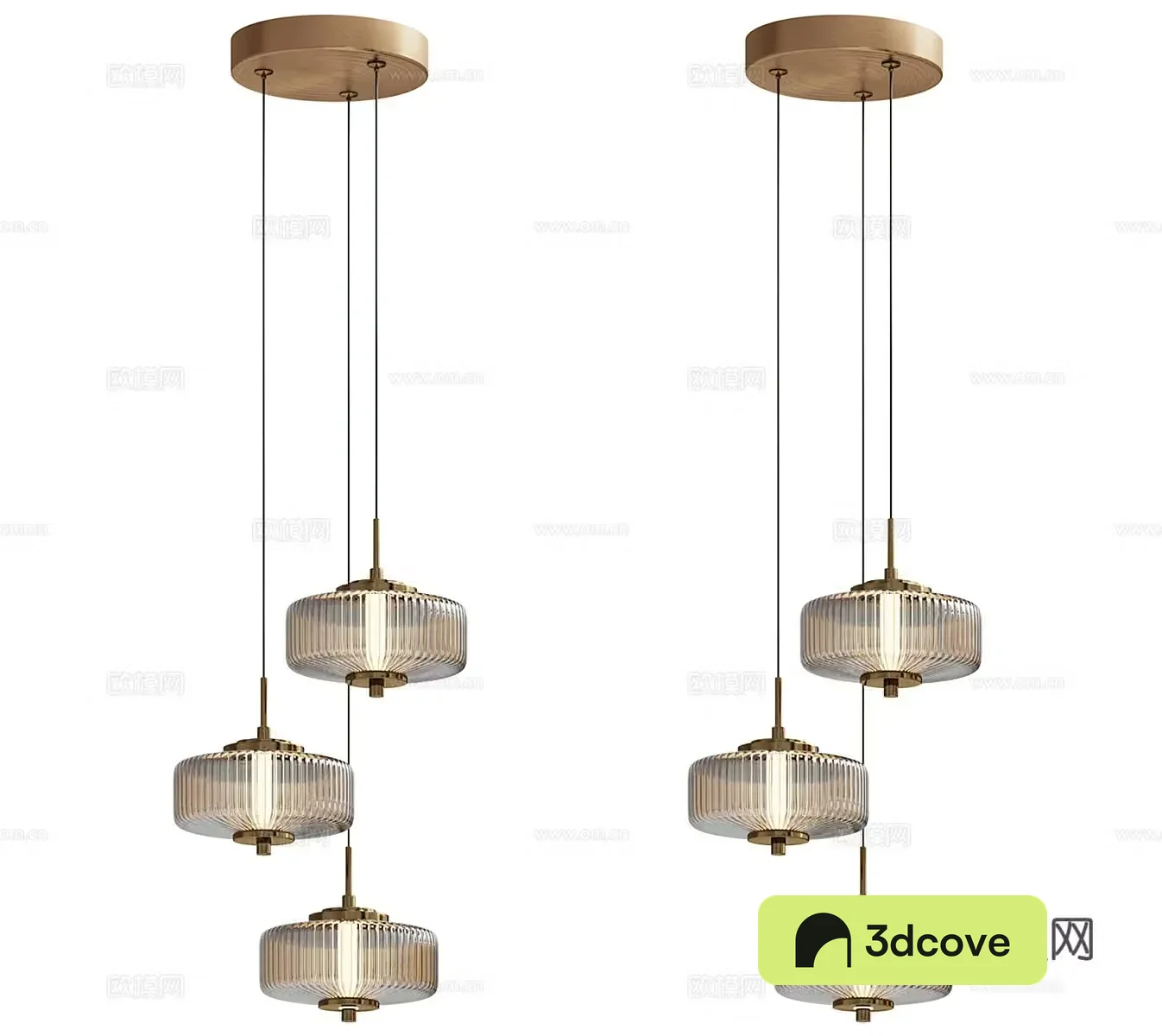 Light luxury chandeliers glass chandeliers bedside chandeliers restaurant chandeliers bedroom chandeliers bar chandeliers