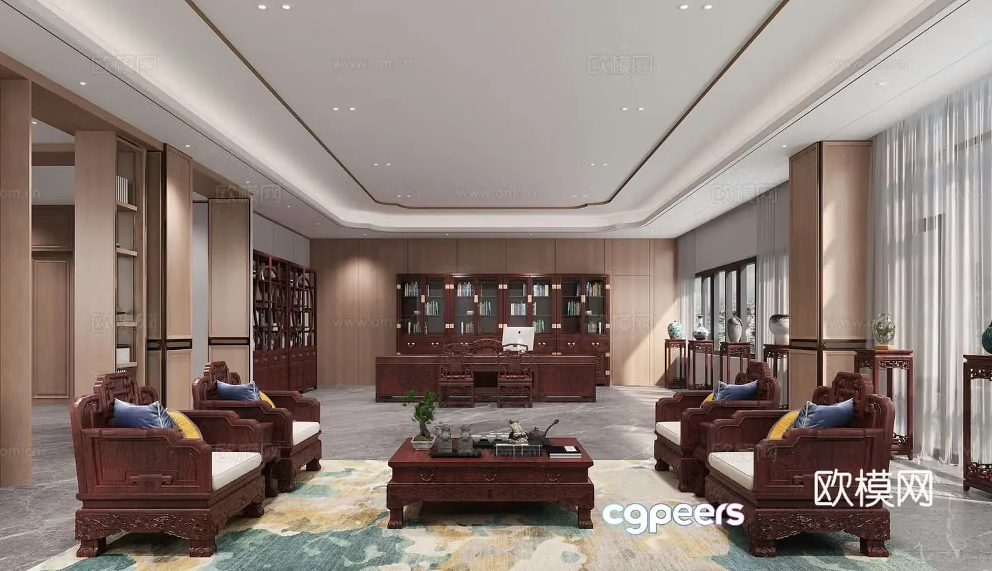 3D model of Chinese Chairman’s Office