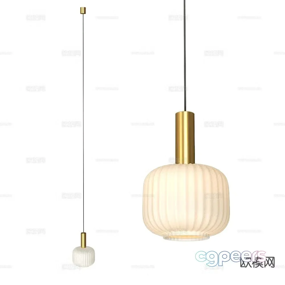 Markslojd art chandelier 3d model