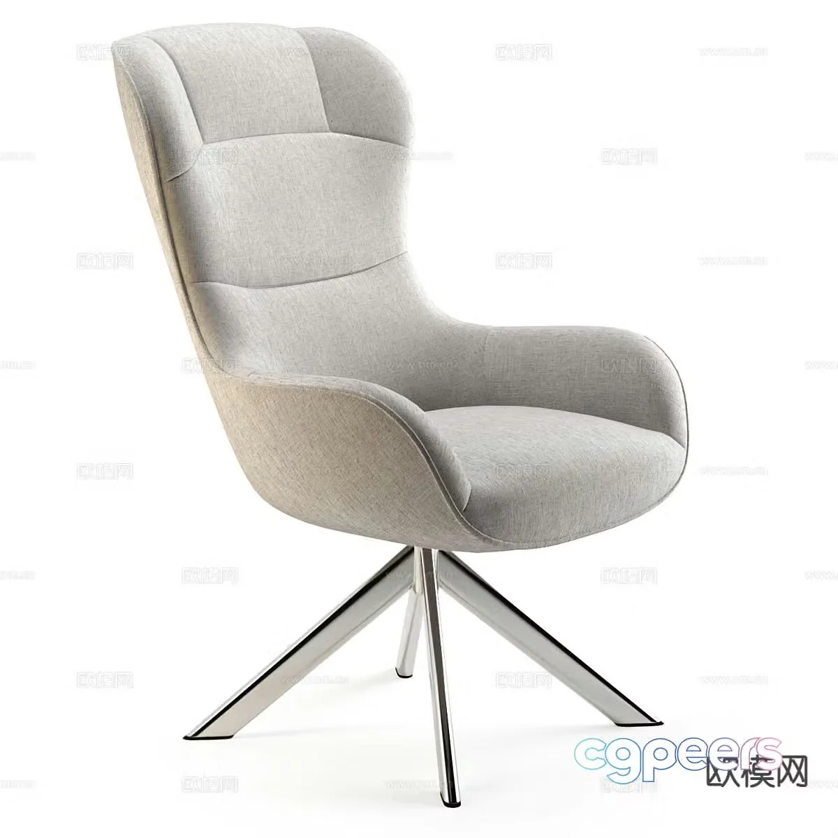 Office chair leisure chair boss chair 3d model