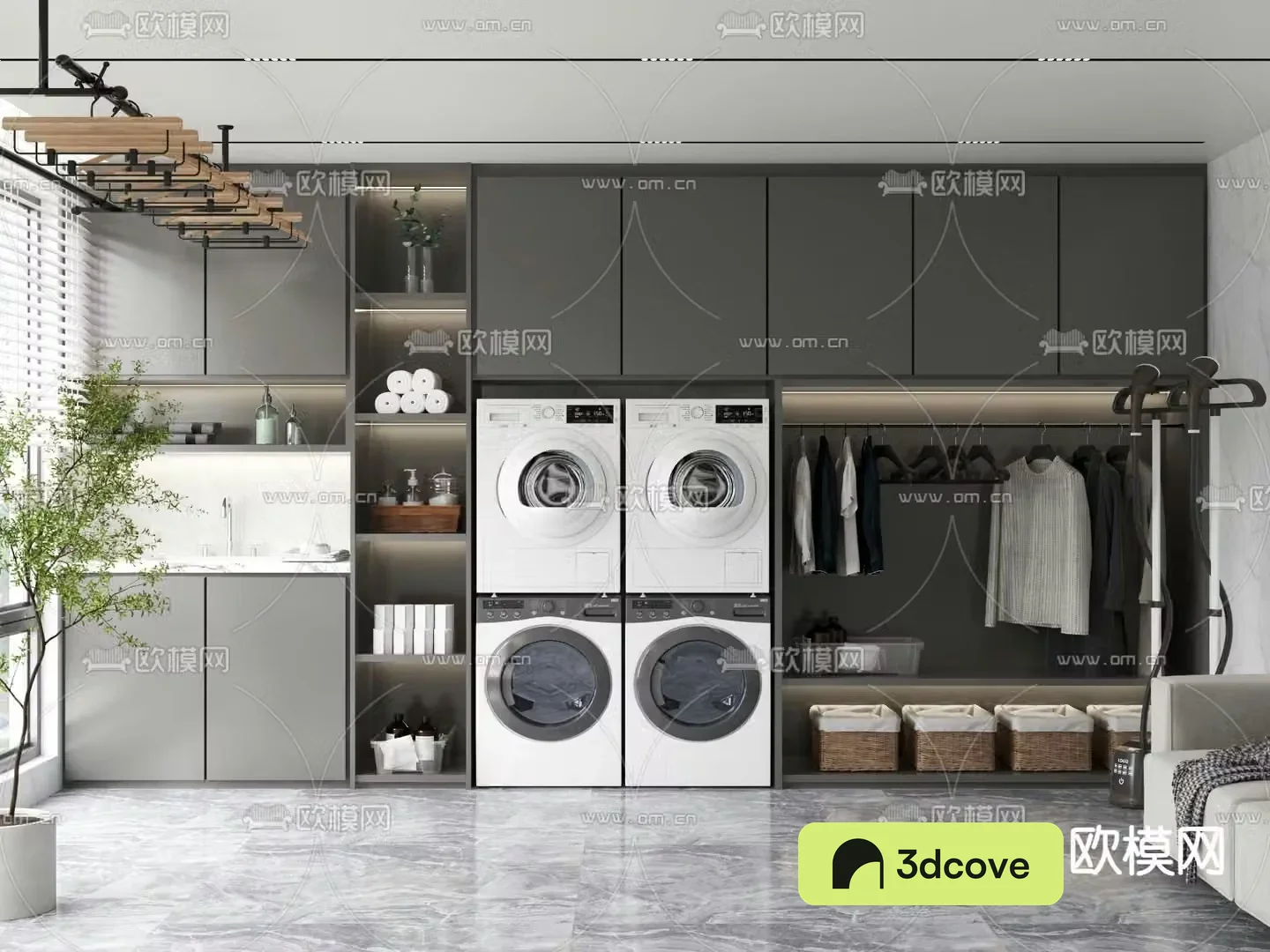 Drying and washing machine ironing machine garment ironing machine laundry cabinet