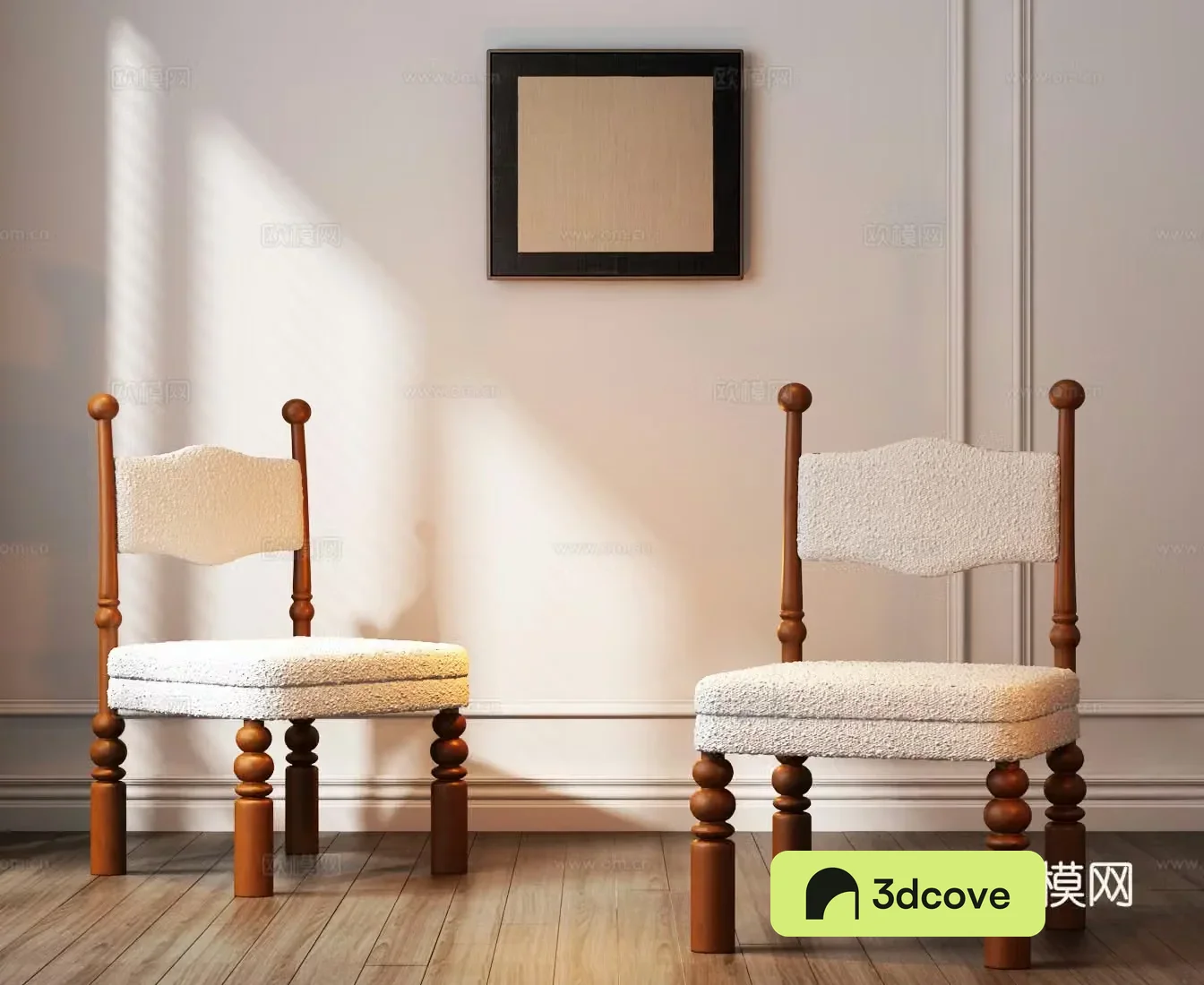 French medieval single chair Medium cream single chair French cream single chair