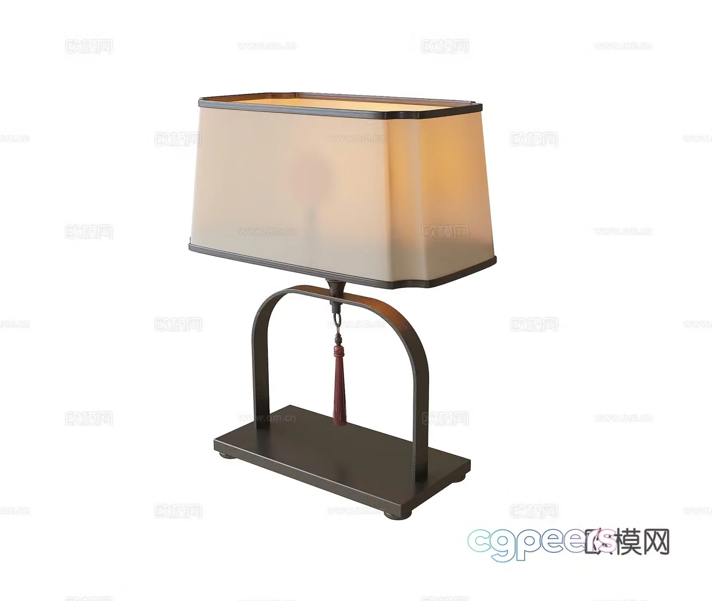 New Chinese desk lamp 3d model