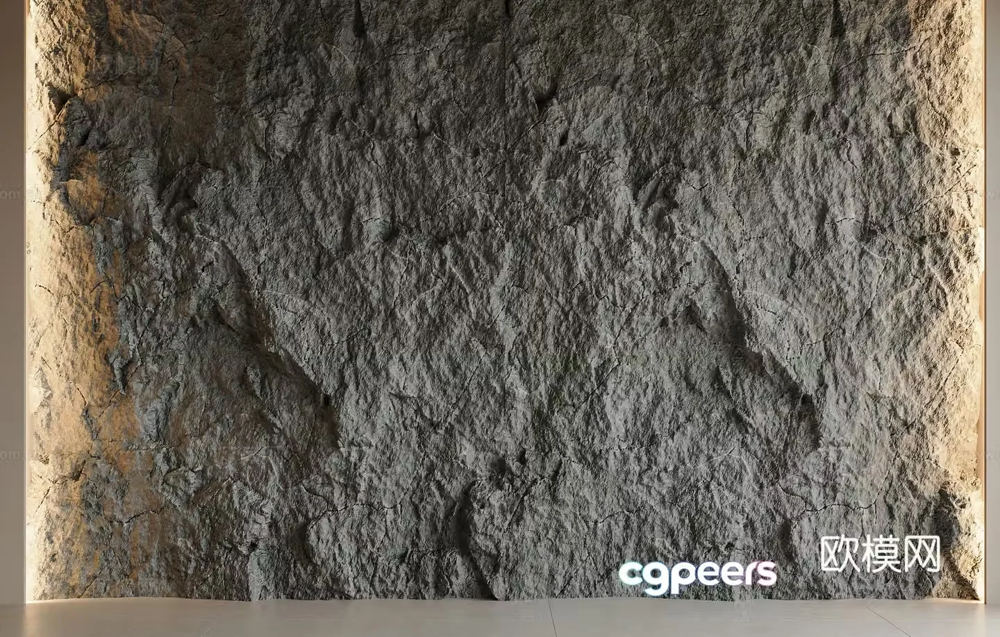 Modern wool stone wall wool stone background wall stone wall cultural stone stone background wall wool stone 3d model