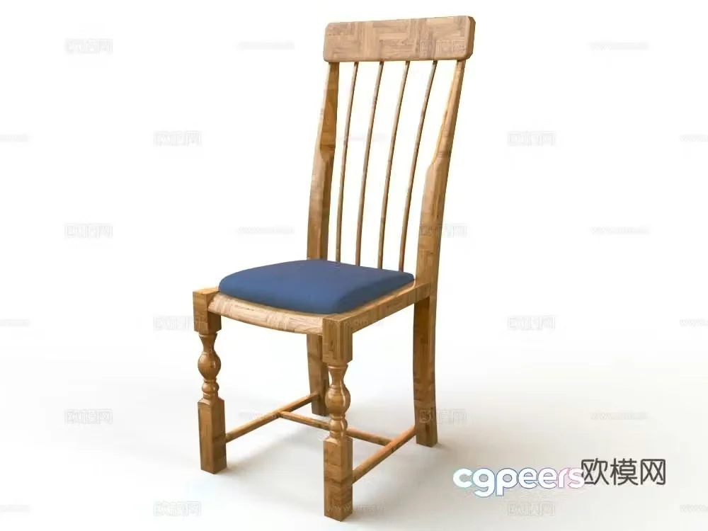 Boho dining chair multi-element chair special chair 3D model